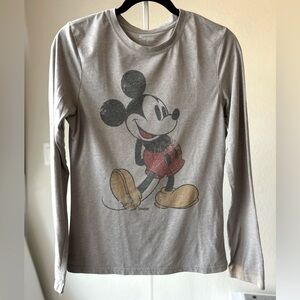 Women’s Long Sleeve Disneyland Resort Mickey Mouse Shirt - Size L